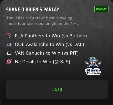 nhl parlay of the day|Best NHL Parlay Picks: NHL Picks, Parlays, and Best Bets.